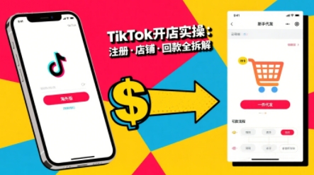 TikTok从开店到投流的进阶课，从基础实操到高阶技巧一网打尽网赚库-项目库-轻创网-中创网-福缘网-冒泡网-资源之家-AI光年冉冉网赚资源