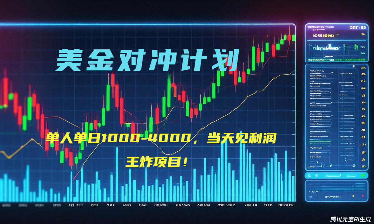 2025年最暴力项目“美金先登计划”最新最强对冲战法，每日实际收益1K-4K网赚库-项目库-轻创网-中创网-福缘网-冒泡网-资源之家-AI光年冉冉网赚资源