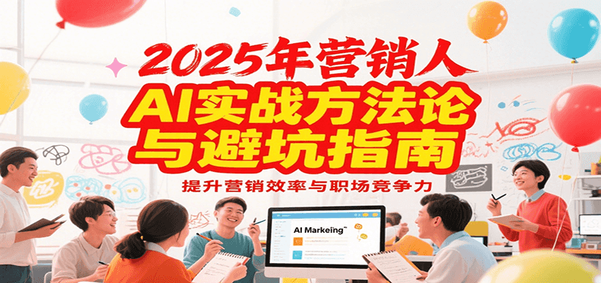 2025年营销实战方法论与避坑指南，利用AI提升营销效率与职场竞争力网赚库-项目库-轻创网-中创网-福缘网-冒泡网-资源之家-AI光年冉冉网赚资源