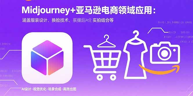 Midjourney+电商领域商业应用：涵盖服装设计、换脸技术、实拍结合等网赚库-项目库-轻创网-中创网-福缘网-冒泡网-资源之家-AI光年冉冉网赚资源