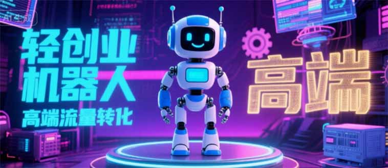 2025 独立玩家必看：机器人 IP 流量转化新玩法，N 粉变现高效路径揭秘网赚库-项目库-轻创网-中创网-福缘网-冒泡网-资源之家-AI光年冉冉网赚资源